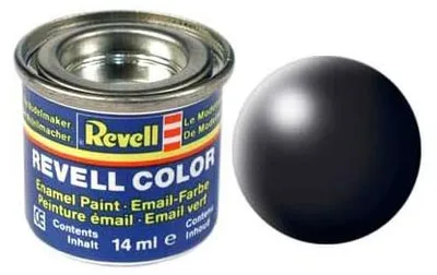 Obrázok produktu pre Revell 32302 čierna, pololesklá RAL 9005 14 ml plechovka