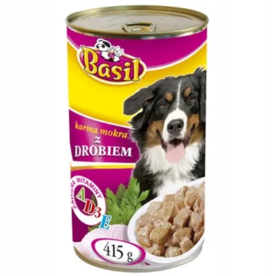 Zdjęcie produktu dla Karma Basil 415g z drobiem dla psa 1szt. puszka