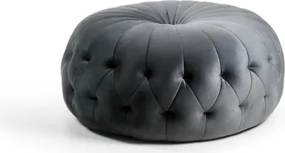 Zdjęcie produktu dla Designerska tapicerka Chesterfield podnóżek otomana siedzisko salon