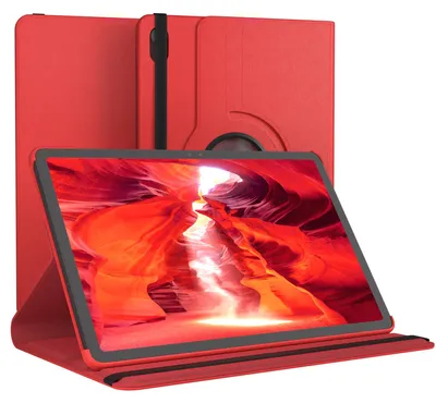 Produktbild von EAZY CASE - Tablet Hülle für Samsung Galaxy Tab S11 Schutzhülle, Tablet Case 360° drehbar in Rot