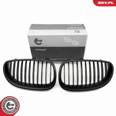 Produktbild von ESEN SKV 66SKV167 Kühlergrill Frontgrill für BMW 5 Limousine (E60) Schwarz-Matt