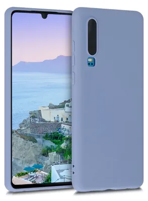 Produktbild von kwmobile Handyhülle für Huawei P30 Hülle - TPU Case - Kabelloses Laden - Schutzhülle Cover in Lavendelgrau matt