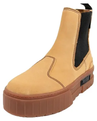 Produktbild von Puma - Damen Stiefeletten "Mayze", Wildleder PP6821 (36,5 EU) (Braun/Schwarz)