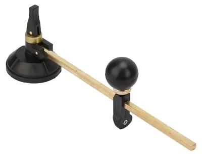 Obrázek produktu pro Řezačka na sklo, nastavitelná - kruhová řezačka - s přísavkou - tloušťka řezu 3-12 mm - průměr 40 cm - vysoce kvalitní materiál