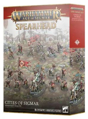 Immagine prodotto di Warhammer Age of Sigmar - Città di Sigmar - Spearhead - I Fanatici di Zenestra