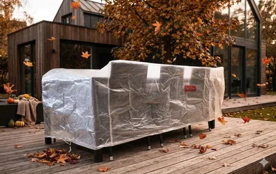 Produktbild von Jet-Line Abdeckplane für Gartenmöbel Maastrich 1,85 x 1,4 x 0,7 m Schutzhülle Garten Neu Plane