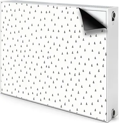 Produktbild von Magnet Verkleidung Abdeckung Heizkörperabdeckung Heizkörperabdeckung 90x60 cm - Gezeichnet, Tropfen