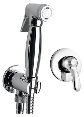 Produktbild von Unterputz-Armatur mit WC-Handbrause Retro, Chrom