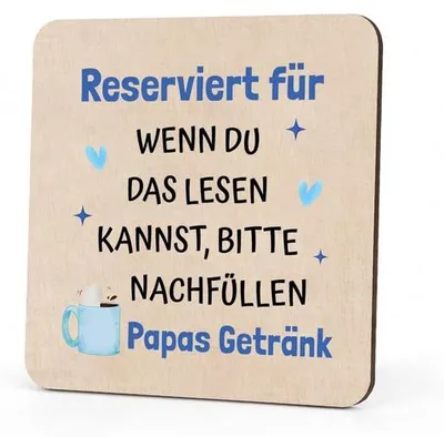 Produktbild von HolzUntersteller für Männer, Praktisches Geburtstagsgeschenk