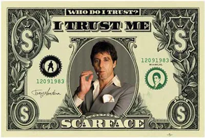 Produktbild von Scarface - Poster - Dollar + Ü-Poster