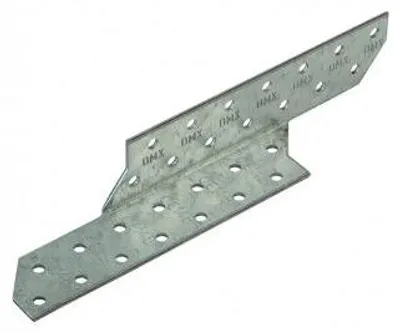 Obrázek produktu pro Spojka na krokve LK 4, rozměry 32x210 mm, pravá, pozinkovaný plech / balení: 1 kus