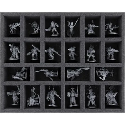 Immagine prodotto di Inserto in schiuma per Adepta Sororitas – 22 scomparti, formato standard