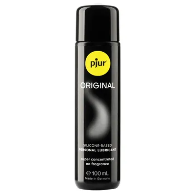 Produktbild von pjur ORIGINAL - Langanhaltendes, extra-samtiges Silikon-Gleitgel und Massageöl für mehr Genuss - kompatibel mit Latexkondomen (100ml)