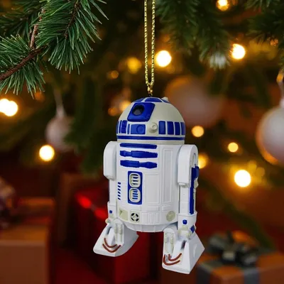 Produktbild von Christmas Inspirations Christbaumfigur 3D Star Wars R2-D2 7,5 cm Christbaumkugel
