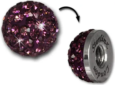 Image de Boule à facettes lilas pour le bracelet Shamballa Sterlinx London SHB00V