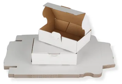 Produktbild von Maxibriefkarton DIN A6 - 160 x 110 x 50 mm / DHL Kleinpaket, weiß 10 Stück