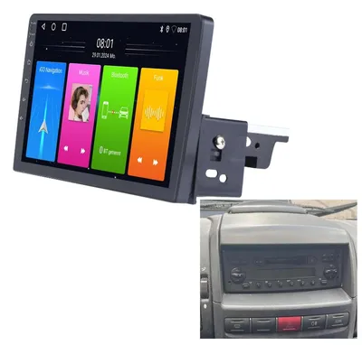 Produktbild von 9-Zoll AHD Multimedia GPS Autoradio für Citroen Jumper, Fiat Ducato, Peugeot Boxer | Rückfahrkamera, Android