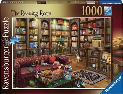 Obrázok produktu pre Ravensburger The Reading Room, 1000 kusov, história, 12 rok / roky