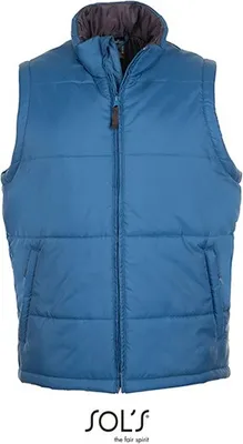 Obrázek produktu pro SOLs 44002 | Teplá vesta - barva: břidlicově modrá - velikost: 5XL