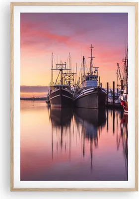 Produktbild von Gerahmtes Poster - Rahmen in heller Eiche - Marina Westen Die Sonne - 61x91,5 cm - Wand Bild - Wanddeko - Wandbilder - Kunstposter - Wandposter - Bilderrahmen - Bilder - Kunstdruck - P2NPA61x91-4645