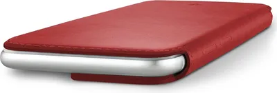 Produktbild von Twelve South SurfacePad Echtleder Wallet Hülle für Apple iPhone 6 Plus Rot