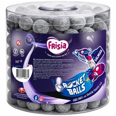 Produktbild von Frisia | Rocket Balls Salmiak | 2 Stück x 4 Kg