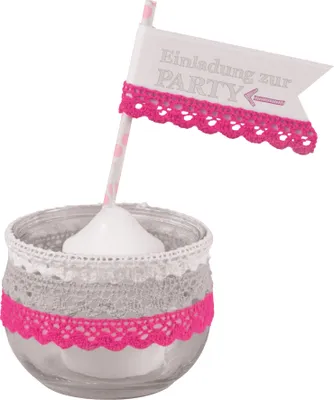 Productafbeelding van 36 stuks Heyda 203584392, decoratieve linten, meerkleurig, 18 x 28 x 25 cm
