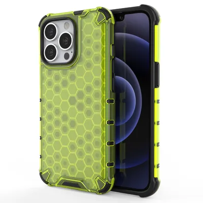 Produktbild von Hurtel Honeycomb, Mantelhülle, Apple, iPhone 13 Pro, 15,5 cm (6.1"), Grün