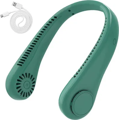 Immagine prodotto di Ag921A Ventilatore Portatile Da Collo Verde