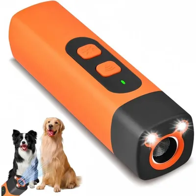 Produktbild von Ultraschall Hundeabwehr,wiederaufladbar, LED-Taschenlampe,3 Frequenzen