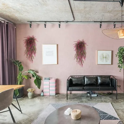 Produktbild von Famanu Kunstpflanzen 80 cm - 2 Stück in Pink und Rot