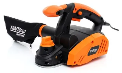 Produktbild von KRAFT&DELE | Elektrohobel, 1450W, große Messerwelle, automatischer Parkschuh, Falztiefenanschlag, Wendemesser