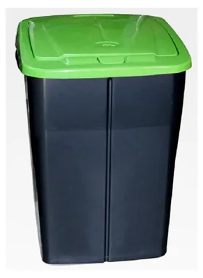 Produktbild von Müllsortierer 45 Liter mit grünem Deckel
