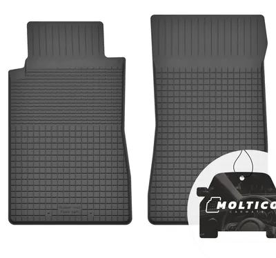Imagen del producto de Alfombrillas de goma para elantera con borde, aptas para todo tipo de clima, para Mercedes C W203 (2000-2006)