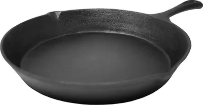Produktbild von ToCis Big BBQ Gusseisenpfanne | Grillpfanne Gusseisen voreingebrannt | Pfanne 30cm Durchmesser | Gusspfanne Gasgrill geeignet auch Induktion | Gusseisenpfanne Grill | Steakpfanne | Pfanne rund