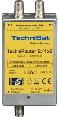 Image de TechniSat TechniRouter Mini 2/1x2 Distribution de blocs satellite