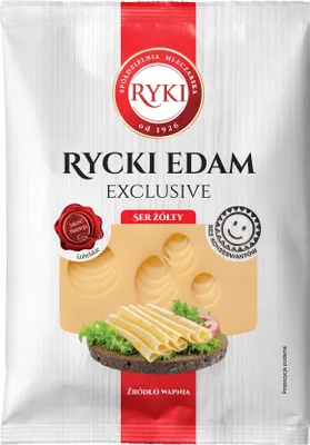 Zdjęcie produktu dla Ser Edam Ryki plastry 135 g