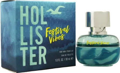 Produktbild von Herrenparfüm Festival Vibes for Him Hollister EDT   30 ml