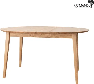 Produktbild von Orbetello Esstisch rund ausziehbar 90cm - Massives Eichenholz 90–140 cm | Zeitlos & funktional