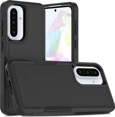 Produktbild von Mobigear Heavy Armor  Samsung Galaxy A56 Hülle Hardcase Backcover Stoßfest - Schwarz