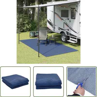 Obrázek produktu pro The Living Store Campingteppich Blau 4x2 m