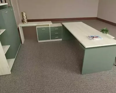Produktbild von Klassischer Weißer Designer Luxus Schreibtisch Holzmöbel Arbeitszimmer