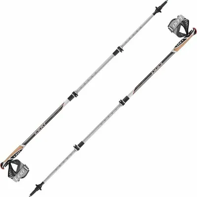 Obrázok produktu pre Leki Traveller Alu Black/Silvergray/Neonyellow 90 - 130 cm Palice na Nordic Walking