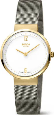 Image de Boccia 3283-05 Montre dame titane gris/or