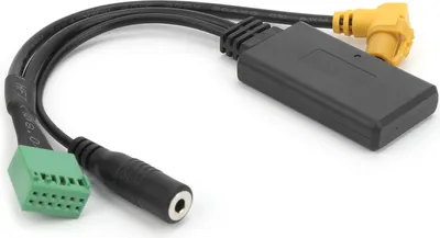 Obrázek produktu pro 12pinový adaptér Bluetooth AUX Bluetooth do auta Multimediální audio kabel Mikrofon Handsfree vhodný pro MMI 3G / Q5 / A4L / A6L / Q7 / A5 / S5