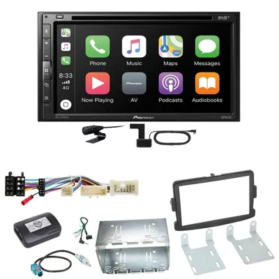 Produktbild von Pioneer AVH-Z5200DAB Android Auto Carplay Einbauset für Dacia Duster Lodgy Logan