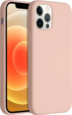 Produktbild von Accezz Liquid Silikoncase iPhone 12 (Pro) - Rosa