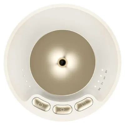 Produktbild von Cecotec Ultraschall-Luftbefeuchter mit Aromadiffusor 10ml PureAroma 3000 Sound. Bluetooth-Lautsprecher, Kabelloses Laden
