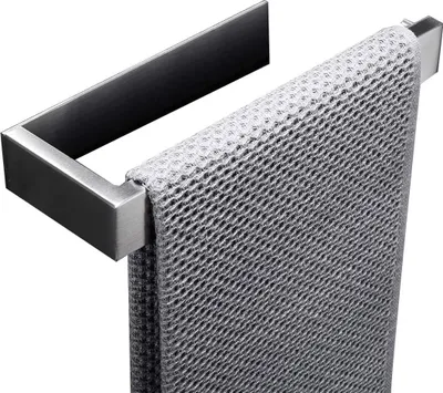 Produktbild von Handtuchring Edelstahl - Wandmontage - Selbstklebend