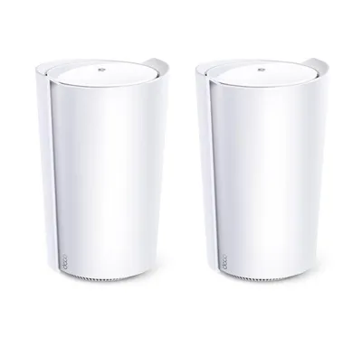 Produktbild von TP-Link DECO X95(2-PACK) siatkowy system wi-fi Tri-band (2.4 GHz/5 GHz/5 GHz) Wi-Fi 6 (802.11ax) Biały 1 Wewnętrzne